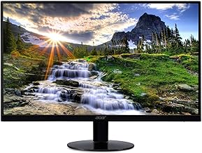 21.5 Inch Full HD (1920 x 1080) IPS Ultra-Thin Zero Frame Computer Monitor (HDMI & VGA Port), SB220Q bi