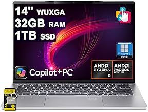 Sponsored Ad - Swift 14 AI Portable Laptop 14" WUXGA Matte Touch AMD 10-core Ryzen AI 9 365 (Up to 50 NPU Tops - Up to 73 GPU Tops) 32GB DDR5 1TB SSD for Creator Business Work Win11Pro ICP Hub/Copilot