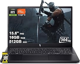 Nitro V 15 Gaming Laptop 15.6" FHD IPS 144Hz AMD 6-core Ryzen 5 7535HS 16GB RAM 512GB SSD GeForce RTX 4050 Backlit USB-C Win11 w/ICP Hub