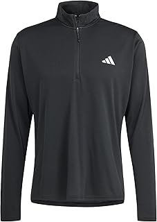 adidas Men's Train Essentials Quarter-Zip Long Sleeve T-Shirt