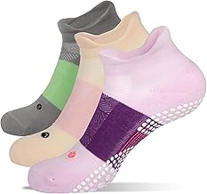 Sponsored Ad - Pilates Socks with Grips for Women – Non-Slip Socks for Yoga, Running & Workouts