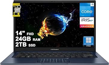 Sponsored Ad - VivoBook 14 Business Laptop 14" FHD Anti-Glare Intel 10-core i5-1334U 24GB DDR4 2TB SSD USB-C Privacy Camera SonicMaster Long-Lasting Battery Fast Charging Win11Pro ICP Hub