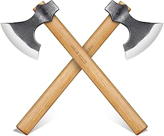 Dream Reach Throwing Hatchets 2 Pack, Professional 16" Throwing Tomahawk Axe Throwing Game for Backyard, Hand Forged Viking Throwing Axe Set for Adults for Competition and Recreation