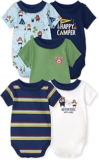 baby-boys And Newborn Short Sleeve Bodysuits, Multipacks