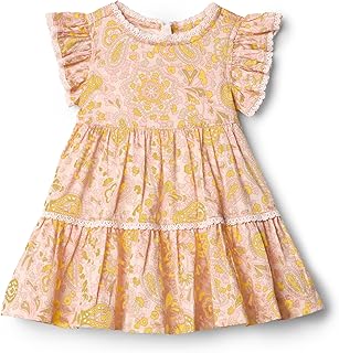x Sofia Grainge Toddlers and Baby Girls' Woven Ruffle Sleeve Dress