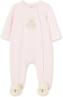 Clothes for Baby Girls' 100% Cotton Scratch-Free Tag Footie Sleeper, Preemie to 9 Months