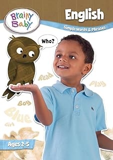 Brainy Baby English DVD: Simple Words and Phrases Deluxe Edition