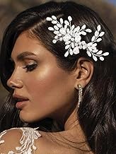 Catery Crystal Bride Wedding Hair Comb Silver Side Combs Bridal Hair Piece Clips Headpiece Hair Accessories for Women and Girls