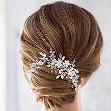 Sponsored Ad - Unicra Rhinestone Bridal Hair Comb Silver Wedding Hair Accessories for Brides and Women