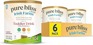 Pure Bliss by Similac Irish Farms Toddler Drink, Easy to Digest, Non-GMO, Powder, 24.7-oz Can, Pack of 6