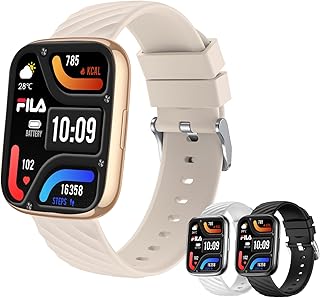 Sponsored Ad - Fila Smart Watch for Men Women (Answer/Make Calls), 1.95" Fitness Watch with Heart Rate/Sleep Monitor, Step Counter, Fitness Tracker with 100+ Sports for Android iOS