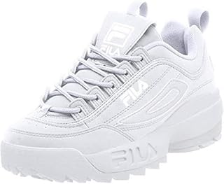 Women's Disruptor II Premium Sneakers White/White/White 8.5 B - Medium