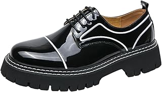 Sponsored Ad - Men's Chunky - Sole Dress Shoes, Stylish Casual Formal Footwear - Ideal for Office Days, Evening Events & Urban Walks