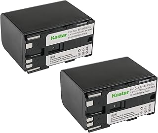 Kastar Battery (2-Pack) for Canon BP-945, BP-950, BP-970, Canon C2, FV1, FV500, Optura, Ultura, Vistura, DM-XL2, DM-MV20, E65AS, ES-8600 Hi8, G2000, GL2, MV200i, UC-V300, V75Hi, XH-G1, XL-H1, XM2, XV3
