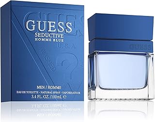 Sponsored Ad - Fragrance Seductive Homme Blue Eau De Toilette Spray for Men, 3.4 fl oz