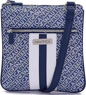 Lakeside Signature Jaquard North South Crossbody Bag
