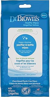 Dr. Brown's Pacifier and Bottle Wipes, 40 Count