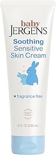 Sponsored Ad - Jergens Baby Soothing Sensitive Skin Cream, Cream for Infant Dry Skin, Baby Cream for Dry Skin, Pediatrician-tested, Fragrance-free, 8 Fl Oz