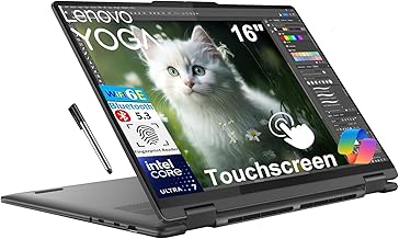 Yoga 7i 2-in-1 Laptop, 16" FHD+ 2K Touchscreen Display, 12-core Intel Core Ultra 7 155U, 16GB LPDDR5X, 1TB SSD, Backlit KB, Fingerprint, Thunderbolt 4, Win 11 Home, Storm Grey, EAT 16GB USB Pen