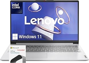 Premium Series 15.6" IdeaPad Laptop | 12GB RAM | 256GB PCIe SSD | 1 Year Office 365 w/ 1TB Cloud Storage | Ready for Business & Academics | Intel Core | Wi-Fi 6 | Windows 11