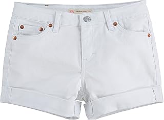 Girls Girlfriend Fit Denim Shorty Shorts