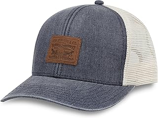 Men's Classic Style Logo Trucker Hat-Adjustable, Lightweight