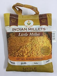 Sponsored Ad - Shastha Little Millet (Samai)- 5 Lbs (Pack of 1) - Processed, Unpolished and Hulled