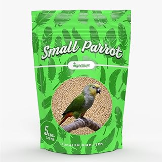 Mycelium Premium Millet – Organic, Non-GMO, High Nutritional Value Bird Food for Small Parrots, Sourced from Local USA Farms, Sustainable Farming, 5 lbs