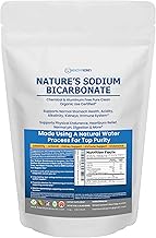 Nature’s Sodium Bicarbonate Organic Use Aluminum Free Baking Soda. No Chemical Pure Baking Soda Powder For Health & Wellness. Sodium Bicarbonate 1lb