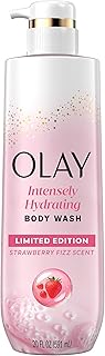 Body Wash for Women, Intensely Hydrating, Pro-Hyaluronic Acid Serum Complex, Renews Moisture, Vitamin B3 Lameller Technology, For All Skin Types, Strawberry Summer Fizz Scent, 20 fl oz