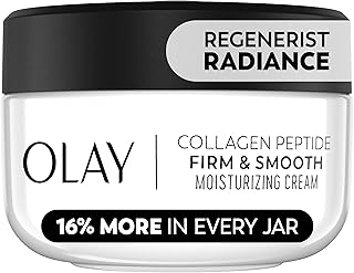 Sponsored Ad - Collagen Peptide Face Moisturizer, Firm & Smooth Cream -Fragrance-Free - Hydrating, Firming, Anti-Aging, Anti-Wrinkle, Firming, Smoothing - Recyclable Sustainable Eco Jar, Non-Greasy, 2