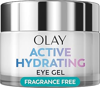 Active Hydrating Eye Gel, Fragrance-Free, Anti-Aging Eye Cream with Hyaluronic Acid and Niacinamide, 0.5 oz