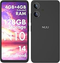 Sponsored Ad - N10 Basic Cell Phone for T-Mobile, Mint, Metro, Qlink, Tello and More 4GB/128GB, Perfect for Teenagers, Dual SIM 4G, Octa-Core 6.6" 90Hz HD+, Unlocked Phones Android Phone 14, US Warran