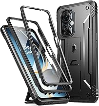 Sponsored Ad - Revolution Case for OnePlus Nord N30 5G, [20FT Mil-Grade Drop Tested], Full-Body Rugged Dual-Layer Shockproof Protective Cover with Kickstand and Built-in-Screen Protector, Black
