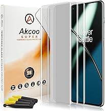 Sponsored Ad - Screen Protector for OnePlus 11, Tempered Glass UV Set - 3 Pack, Edge to Edge Full Protection, 9H Scratch Resistant, Sensitive Touch