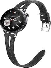 Compatible for OnePlus Watch 3 43mm Bands, Quick Release Slim Vintage Leather Strap Replacement Compatible for OnePlus Watch 3 43mm