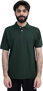 Sponsored Ad - Men’s Classic Polo Shirt, Short Sleeve Two-Button Pique Cotton Polo, Casual Regular Fit Golf & Everyday Wear