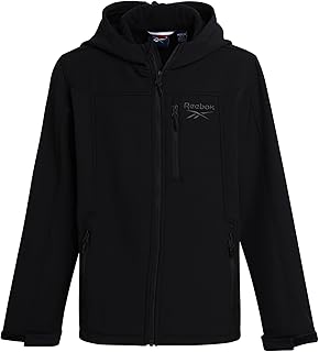 Boys Softshell Jacket - Polar Fleece Lined Wind & Water Resistant Hooded Winter Coat - Casual Outerwear for Boys