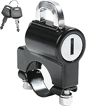 Zlirfy Motorcycle Helmet Lock - Anti-Theft Security Lock with 2 Keys, Aluminum Alloy 22mm-26mm, Tamper-Proof for Motorbike, Scooter, Street Bike