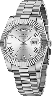 Sponsored Ad - Men Watches Analog Quartz Stainless Steel Rose Gold Silver Watches for Men Waterproof Business Classic Desiger Wrist Watch with Day Date