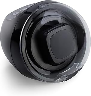 Watch Winder for Automatic Watches - Direct Drive Motor, Touch Button Settings, 12 Settings, Display Light, Adjustable Pillow, Compact Design - Single Watch Winder for Rolexes
