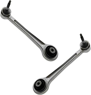 TRQ Rear Upper Control Arm with Ball Joint Set Compatible with 01-10 BMW 13-17 Rolls-Royce