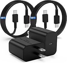 Sponsored Ad - 45W USB-C Charger for Samsung Charger Super Fast Charging, Type C Charging Block &6FT USBC Android Phone Cable Cord 2Pack for Galaxy S25 Ultra/S25 S24 S23 S22 S21 S20 S10 Ultra/Plus,Gal