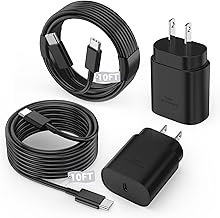 Sponsored Ad - 10FT Samsung Fast Charging Type C,2Pack 25W 10Foot Long Android Type C Phone Charger Block USBC to USBC Cable Fast Charging for Samsung Galaxy S25 Ultra/S25/S25+/S24+/S24 Ultra/S24/S23/