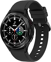 Samsung Electronics Galaxy Watch 4 Classic 46mm Smartwatch with ECG Monitor Tracker for Health Fitness Running Sleep Cycles GPS Fall Detection Bluetooth US Version, Black (Renewed)