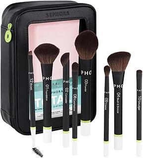Favorites Total Set The Total Brush Set - 4 Face Brushes - 4 Eye Brushes - 1 Makeup Bag
