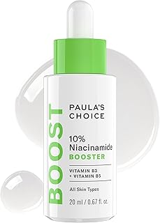 Sponsored Ad - BOOST 10% Niacinamide Booster, Vitamin B3, Vitamin C & Licorice Extract Serum, Pore Minimizer, 0.67 Ounce