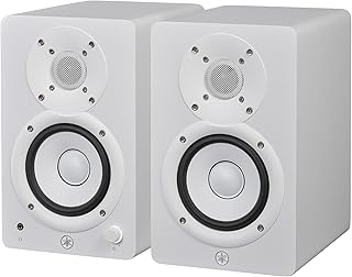 HS4 Powered Studio Monitor in White, Pair (HS4 W)