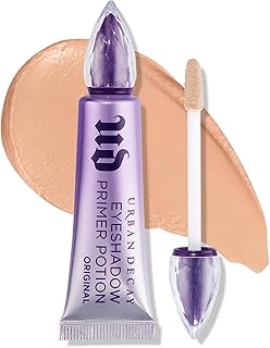 Eyeshadow Primer Potion - Nude Eyelid Base Primer, for Smooth & Crease-Resistant Eye Makeup, Waterproof & Long-Lasting, Translucent Shade, Universal for All Skin Tones, More Vibrant Color