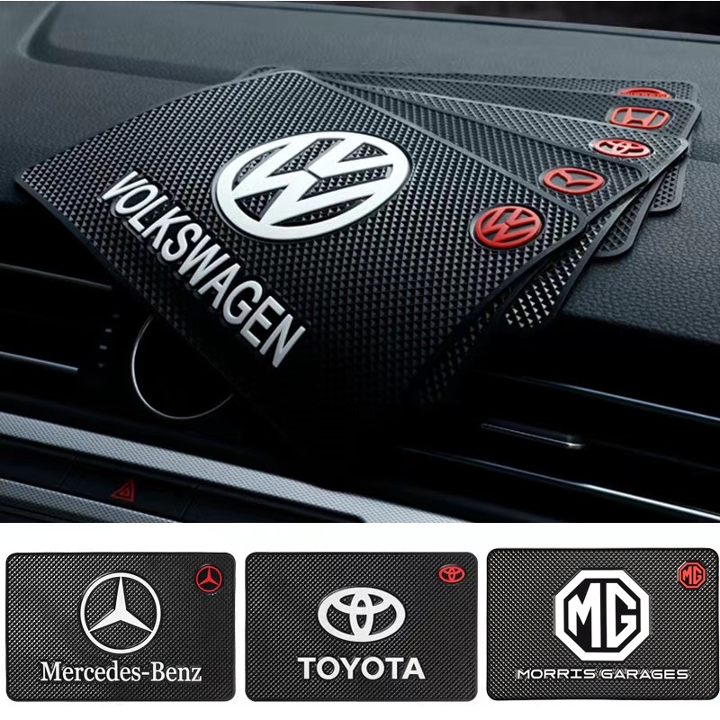 [Ready Stock] Car Dashboard Sticky Anti-Slip PVC Multifunction Mat Non-Slip Sticky Pad